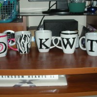 hand painted mugs