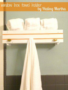 NellieBellie: take simple builder grade window boxes and use them as bathroom storage! NellieBellie: take simple builder grade window boxes and use them as bathroom storage!