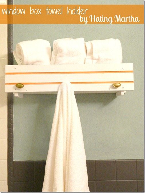 NellieBellie: take simple builder grade window boxes and use them as bathroom storage!