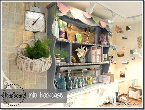 headboard into bookcase