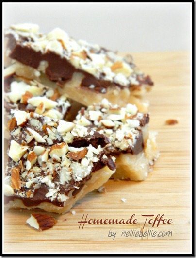 NellieBellie: Homemade toffee