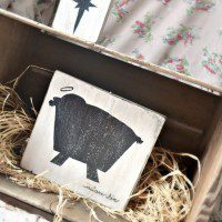 diy rustic nativity by NellieBellie. An easy tutorial for this darling project.