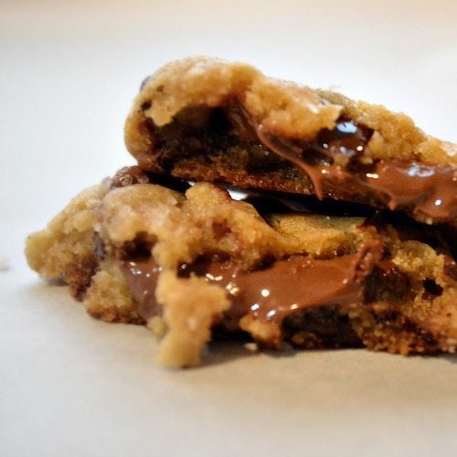 Salted Nutella Chocolate Chip Cookie by Katie's Kitchen via NellieBellie Salted Nutella Chocolate Chip Cookie by Katie's Kitchen via NellieBellie