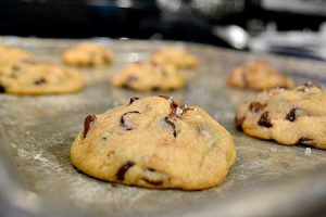 Salted Nutella Chocolate Chip cookies by Katie's Kitchen via NellieBellie Salted Nutella Chocolate Chip cookies by Katie's Kitchen via NellieBellie