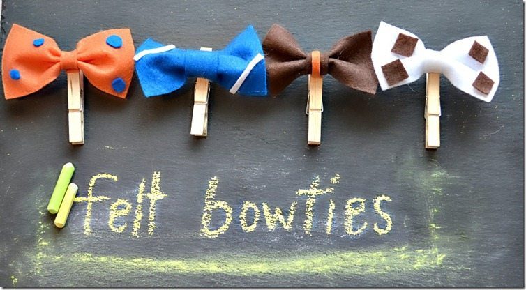 felt bowties