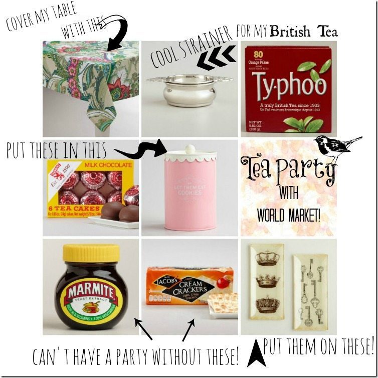 tea party with world market