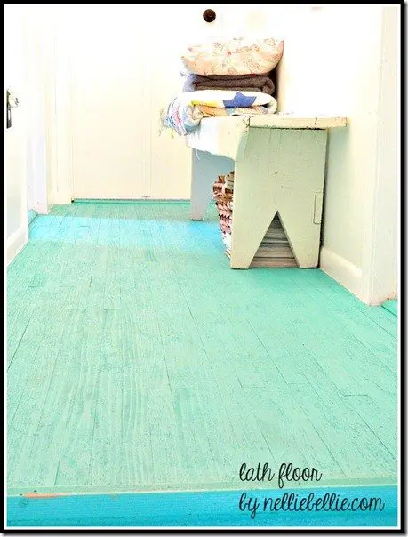 NellieBellie: diy lath floor tutorial. create this darling floor for cheap cheap cheap!