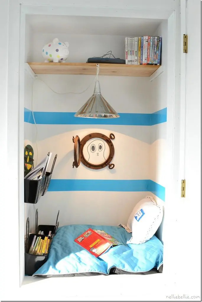 tips and tricks for decorating a boy's bedroom on a budget. This room was under $150 with some great repurposing and clever hacks!