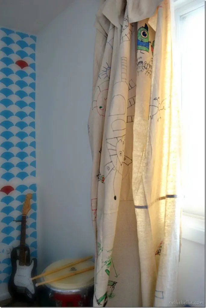 tips and tricks for decorating a boy's bedroom on a budget. This room was under $150 with some great repurposing and clever hacks!