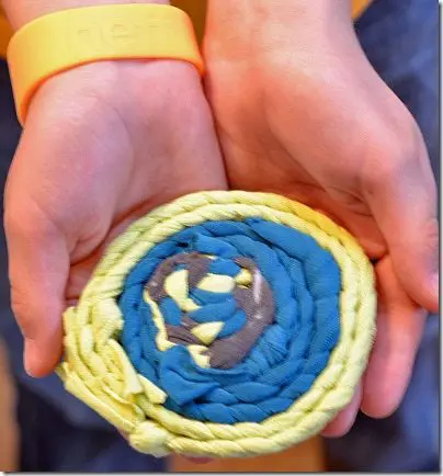 t-shirt coasters. an easy project