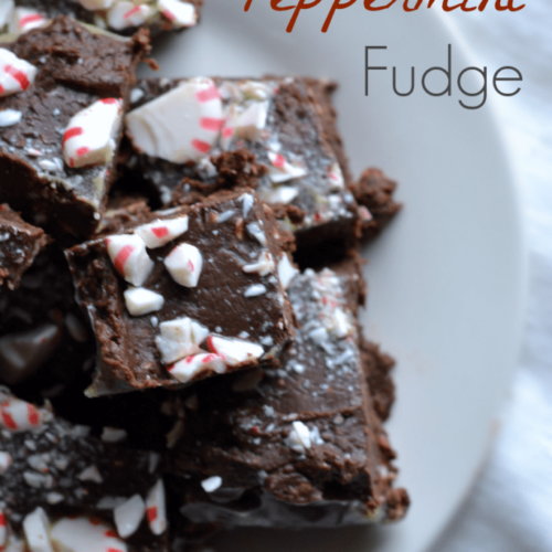 Just as easy as the original microwave fudge, the peppermint fudge will be a super recipe at holidays!
