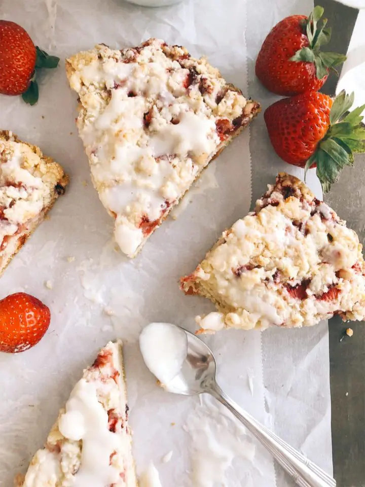easy fresh strawberry scones is a best berry recipe!