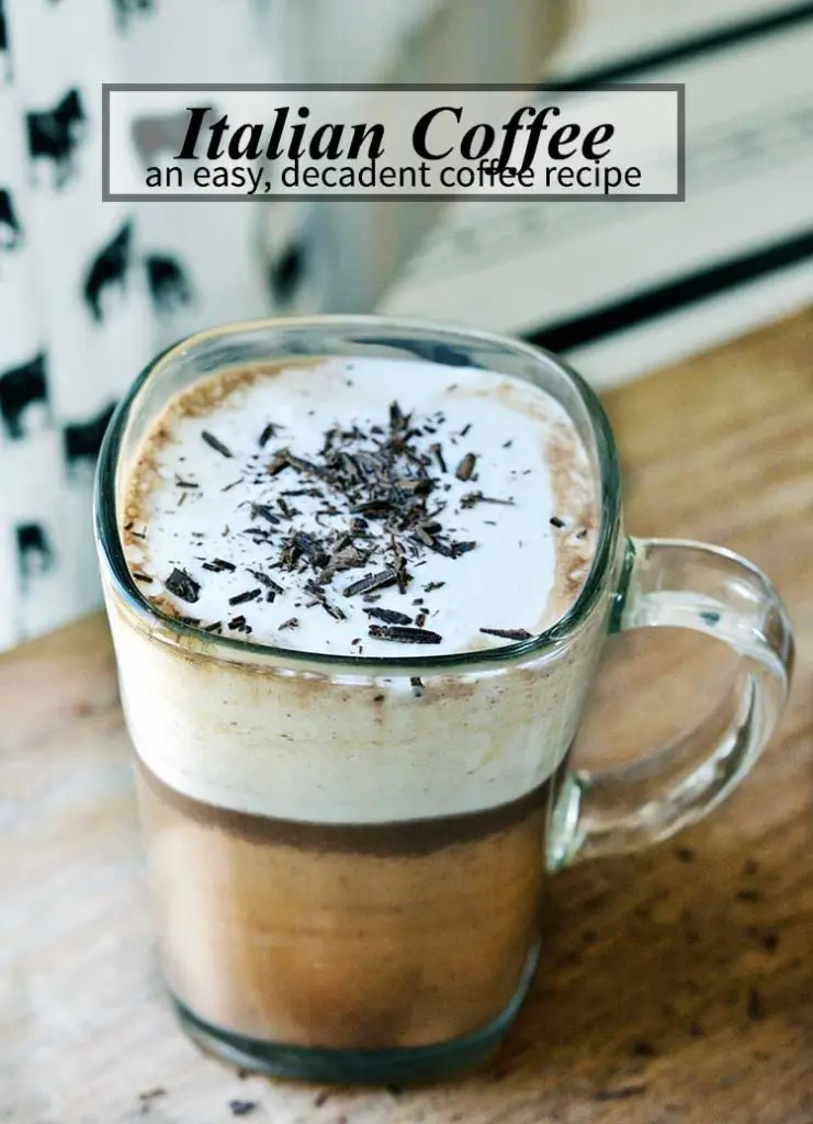 A fantastic italian coffee recipe (also known as Bicerin). Easy to make and oh so decadent! | nelliebellie.com