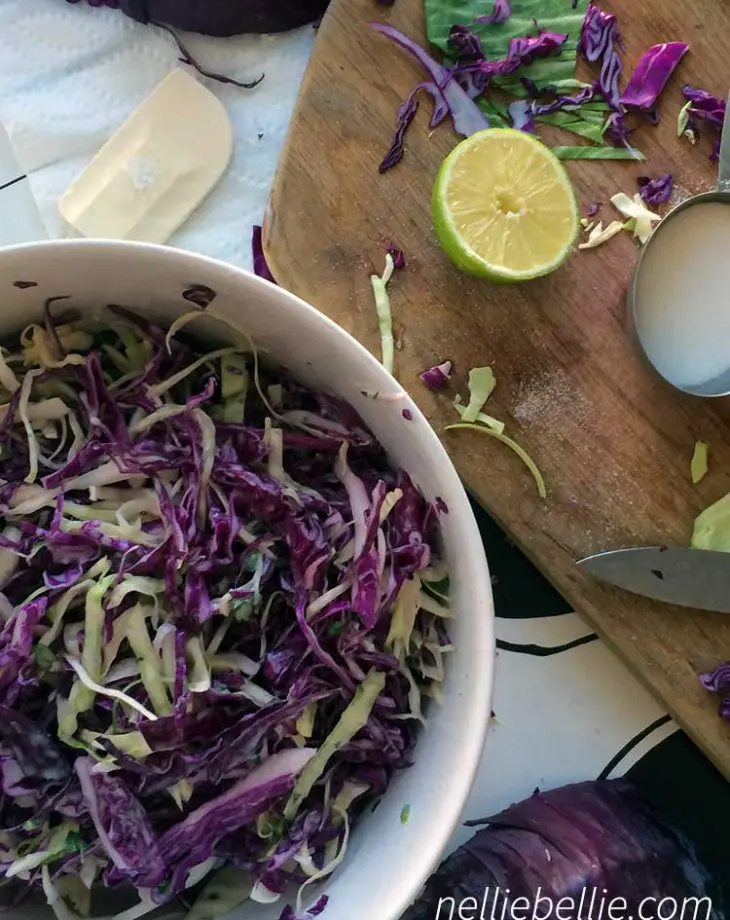 This classic coleslaw recipe will help you get started and feel like you can make slaw like a pro. Sweet, creamy, and tangy...just like good slaw should be!