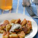 how to make homemade gnocci. So easy to do at home. A video tutorial is included as well as a basic recipe. A great thing to do on a Saturday afternoon. www. nelliebellie.com