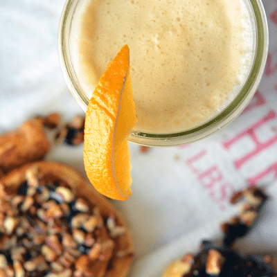 Orange Julius recipe that is almost as good as the original at much faster and easier! #Warmupyourday #ad