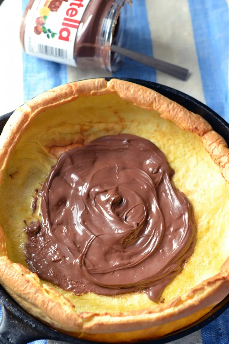 Oven pancakes are easy and fast. A great breakfast idea for busy families.