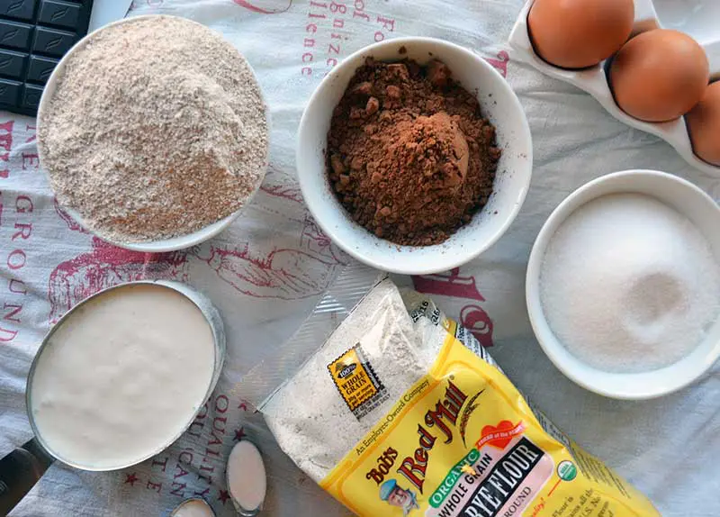 Double Dark chocolate rye bread recipe is easy to make and made with rye and whole wheat flour. And dark chocolate, of course. Yum!