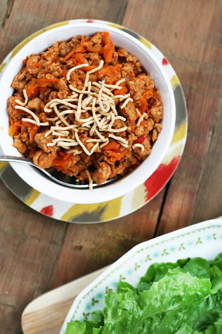 Teriyaki Turkey Lettuce Wraps (Paleo & Gluten Free!)