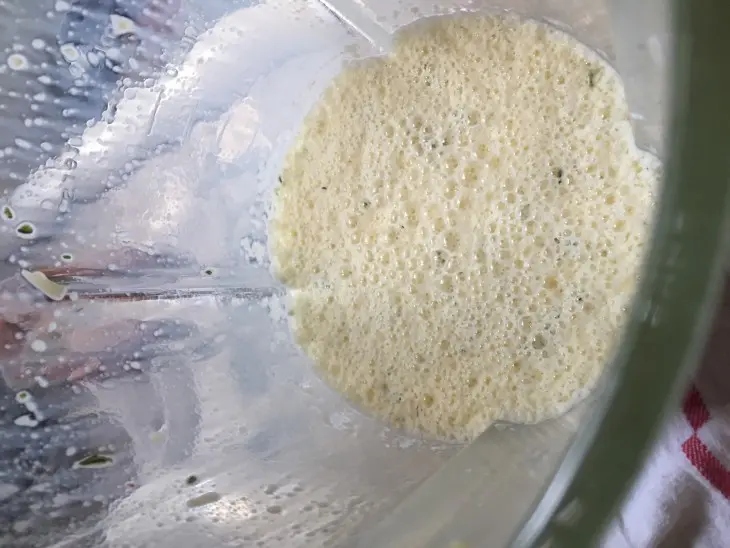 Use a blender to get super smooth batter for your popovers!
