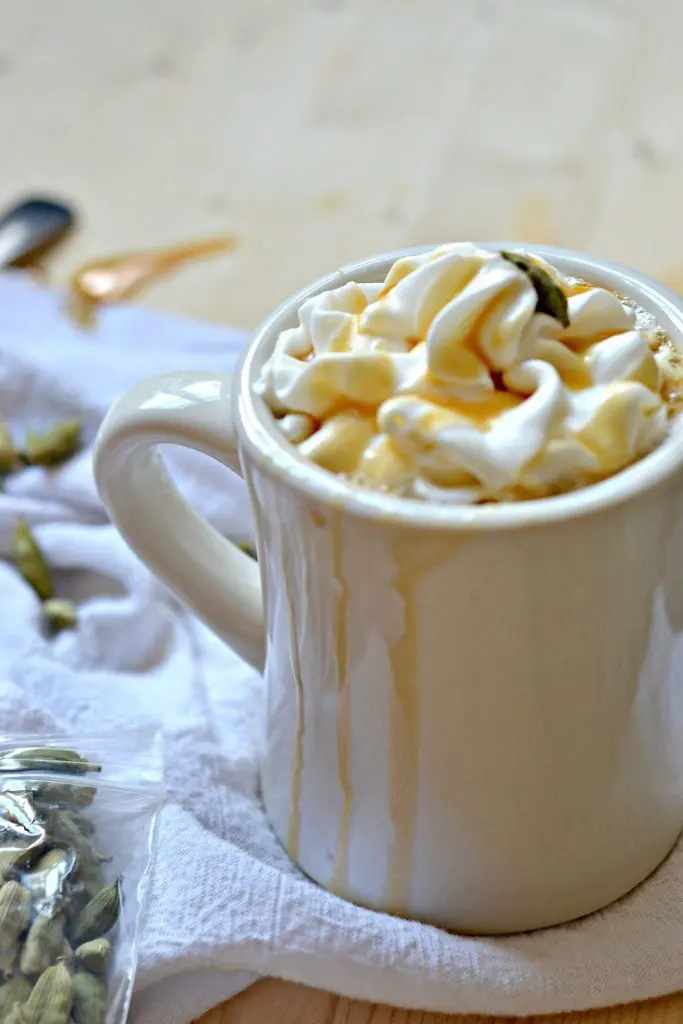 Cardamom Caramel Latte recipe