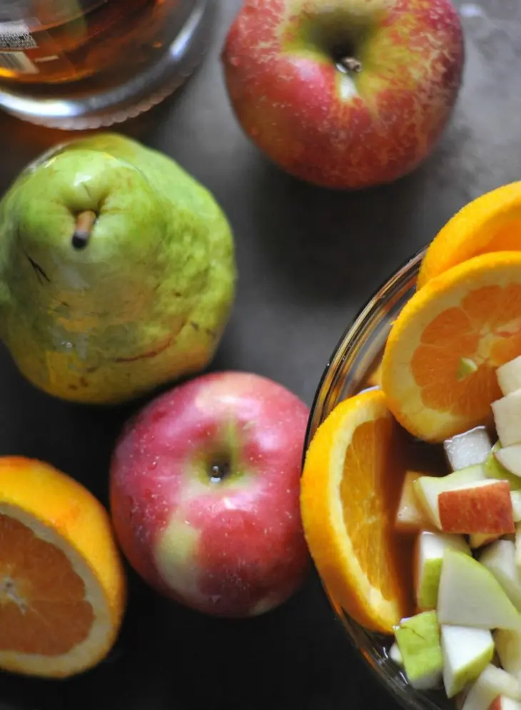 Bourbon Apple Cider Sangria