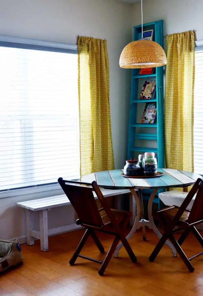 a peek into a 900 square foot home with a family of 4.