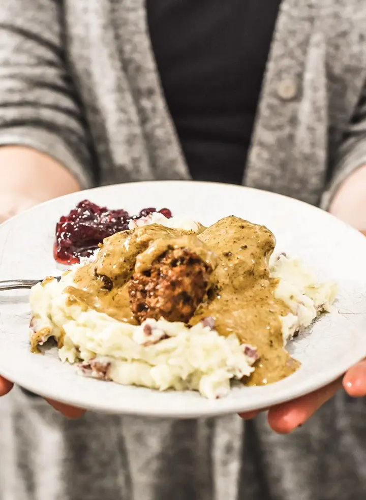 Swedish meatballs. Traditional recipe
