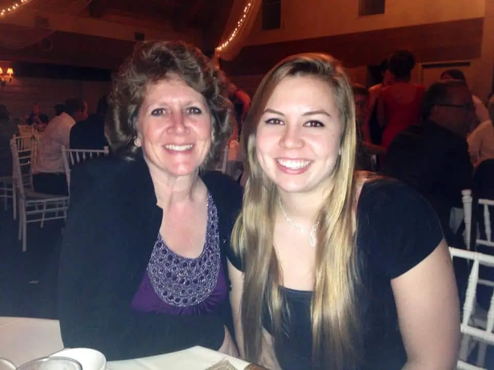 mom and me