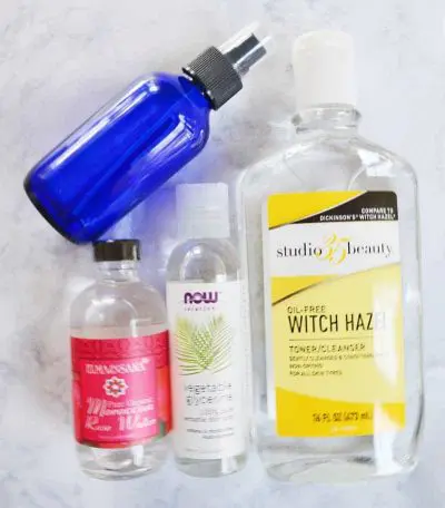 DIY setting spray for a fraction of the cost of the most popular brands AND it works! Best of all, you can personalize it for your own preferences.