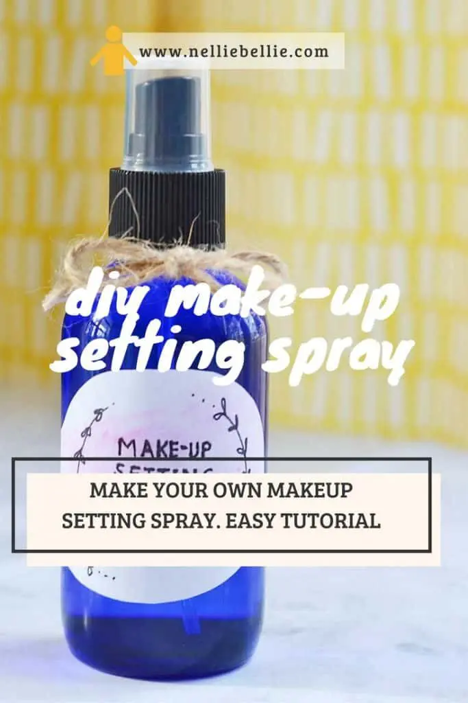 how to make DIY homemade setting spray at home. Use rose water and glycerin to create your own setting spray.