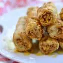 These little cookies are good, fast, and easy to make. They require only 4 ingredients and one is pre-made pie crusts. You can customize the filling however you like, and make them as fancy as your heart desires.