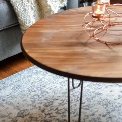 DIY coffee table - finished