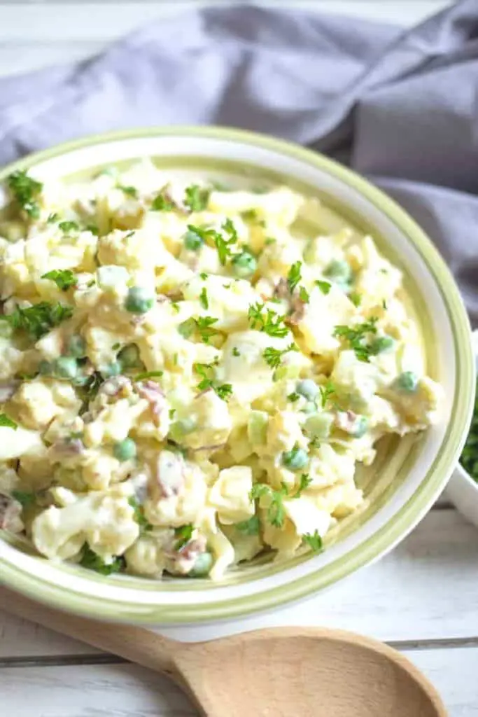 make potato salad from cauliflower instead of potatos