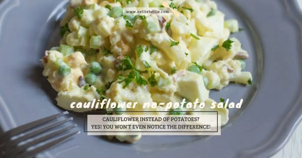 "Faux" Potato Salad. Cauliflower potato salad without potatoes.