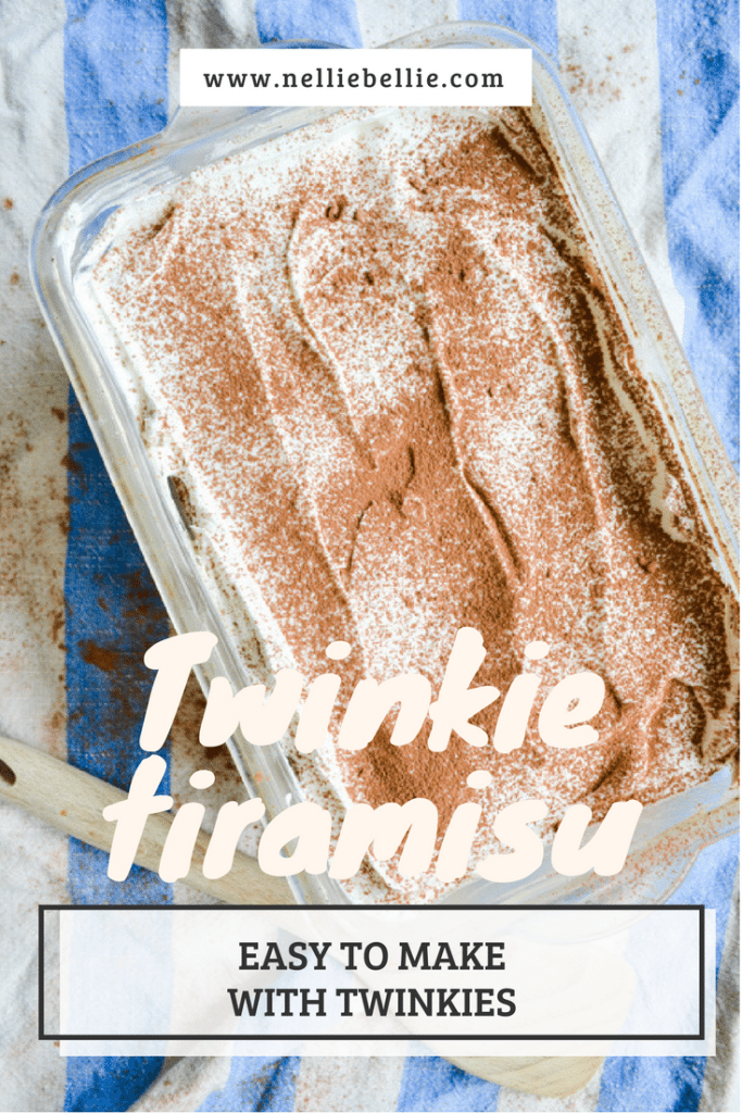 An incredibly easy Twinkie Tiramsu!