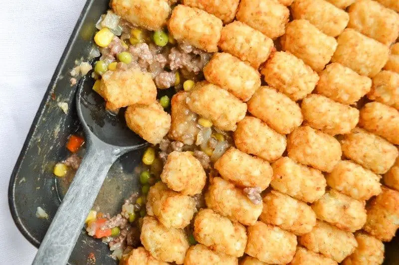Tater Tot Hotdish (or casserole) is a Minnesota classic comfort food! This recipe is the easy, family-favorite recipe!