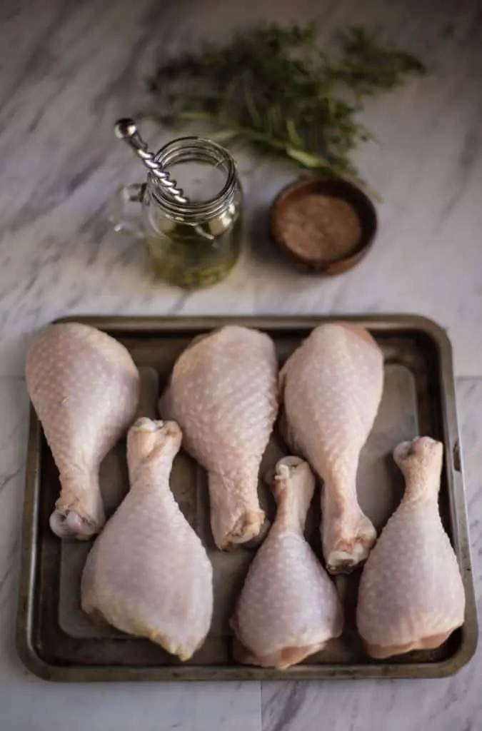 baked chicken legs are an easy meal idea for those busy weekday nights.