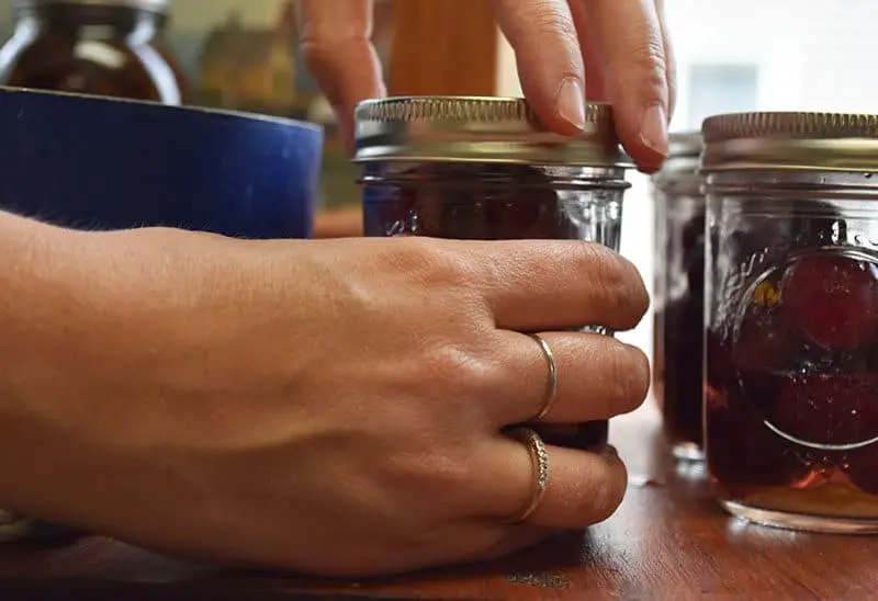Make your own cherry-infused bourbon with this easy and simple process. A great gift idea, cocktail ingredient, and treat for bourbon lovers.