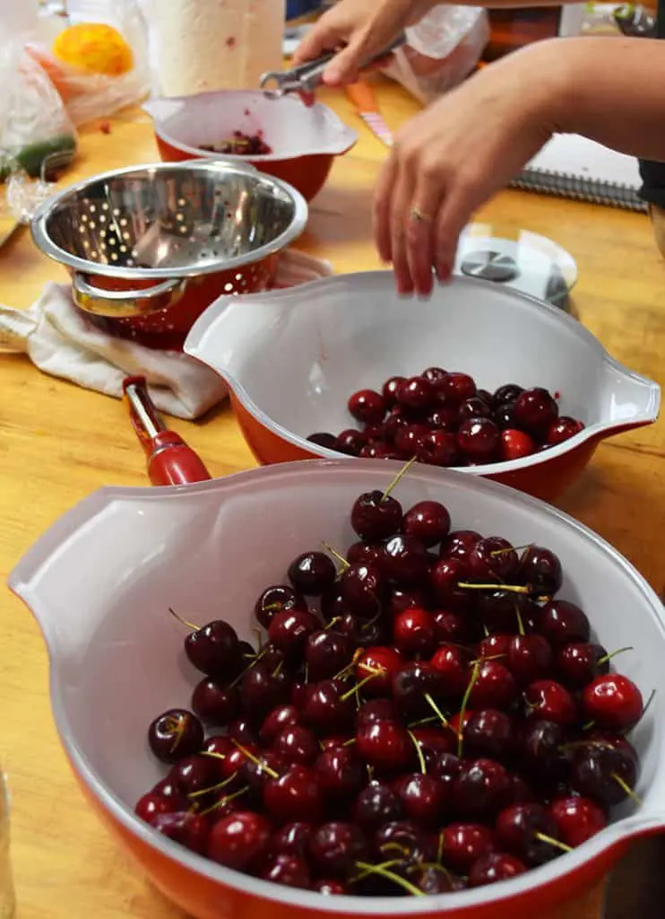 Make your own cherry-infused bourbon with this easy and simple process. A great gift idea, cocktail ingredient, and treat for bourbon lovers.