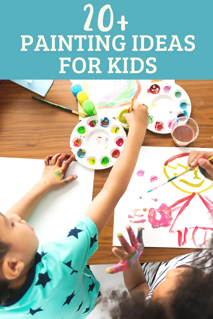 easy painting ideas for kids to try for at home arts and crafts.