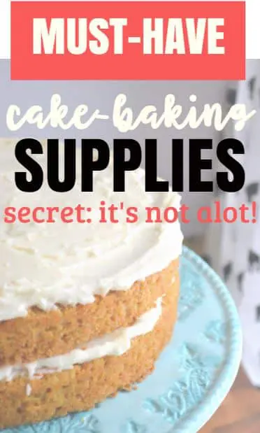 cake-making supplies you need to make a simple homemade cake