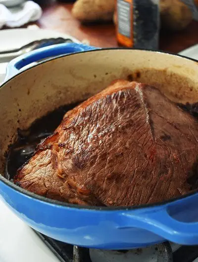 best pot roast, seared on all sides.