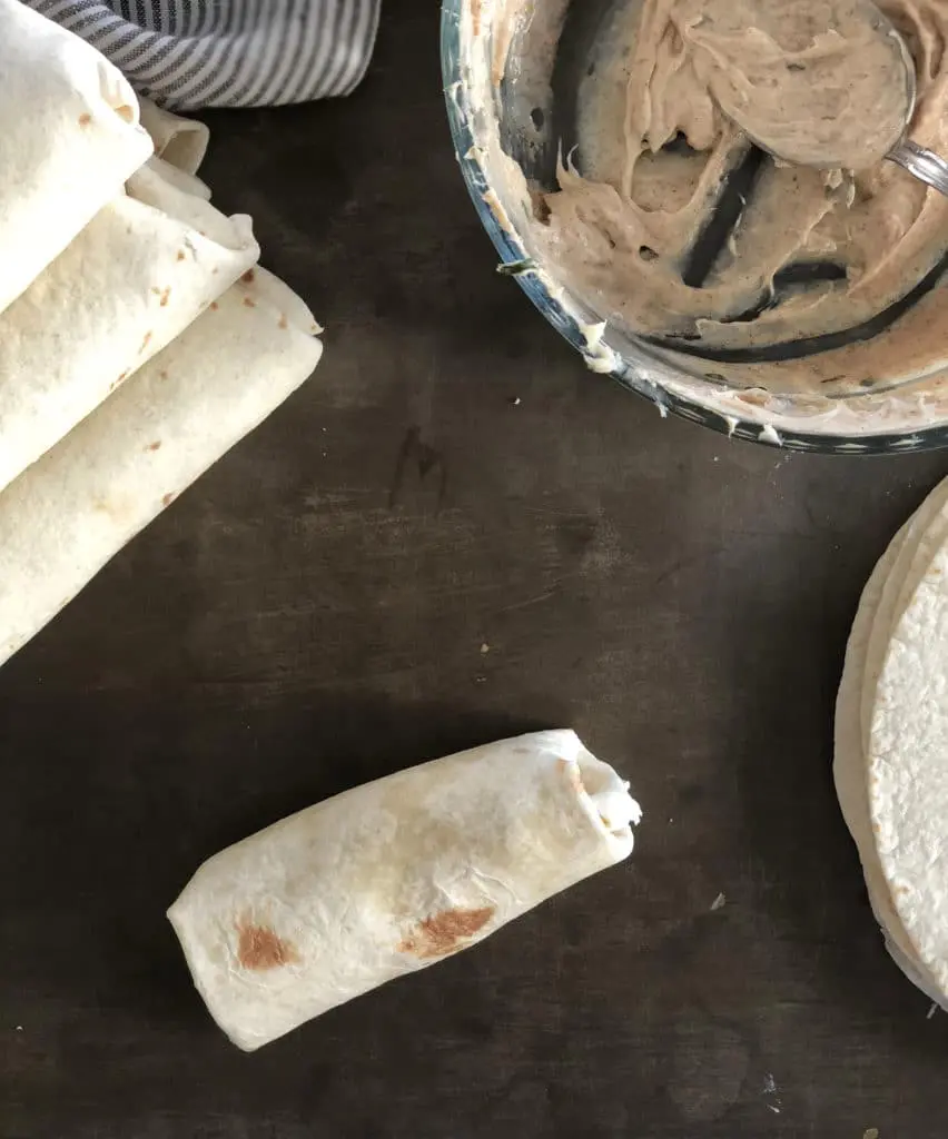 strawberry dessert burrito