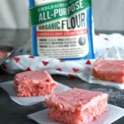 3 slices of homemade cherry cake