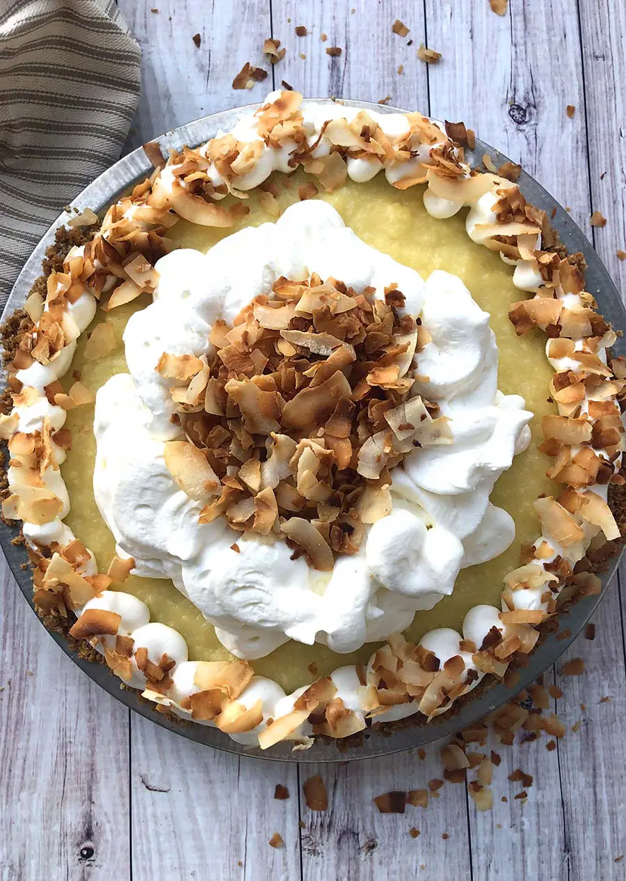 old-fashioned coconut cream pie