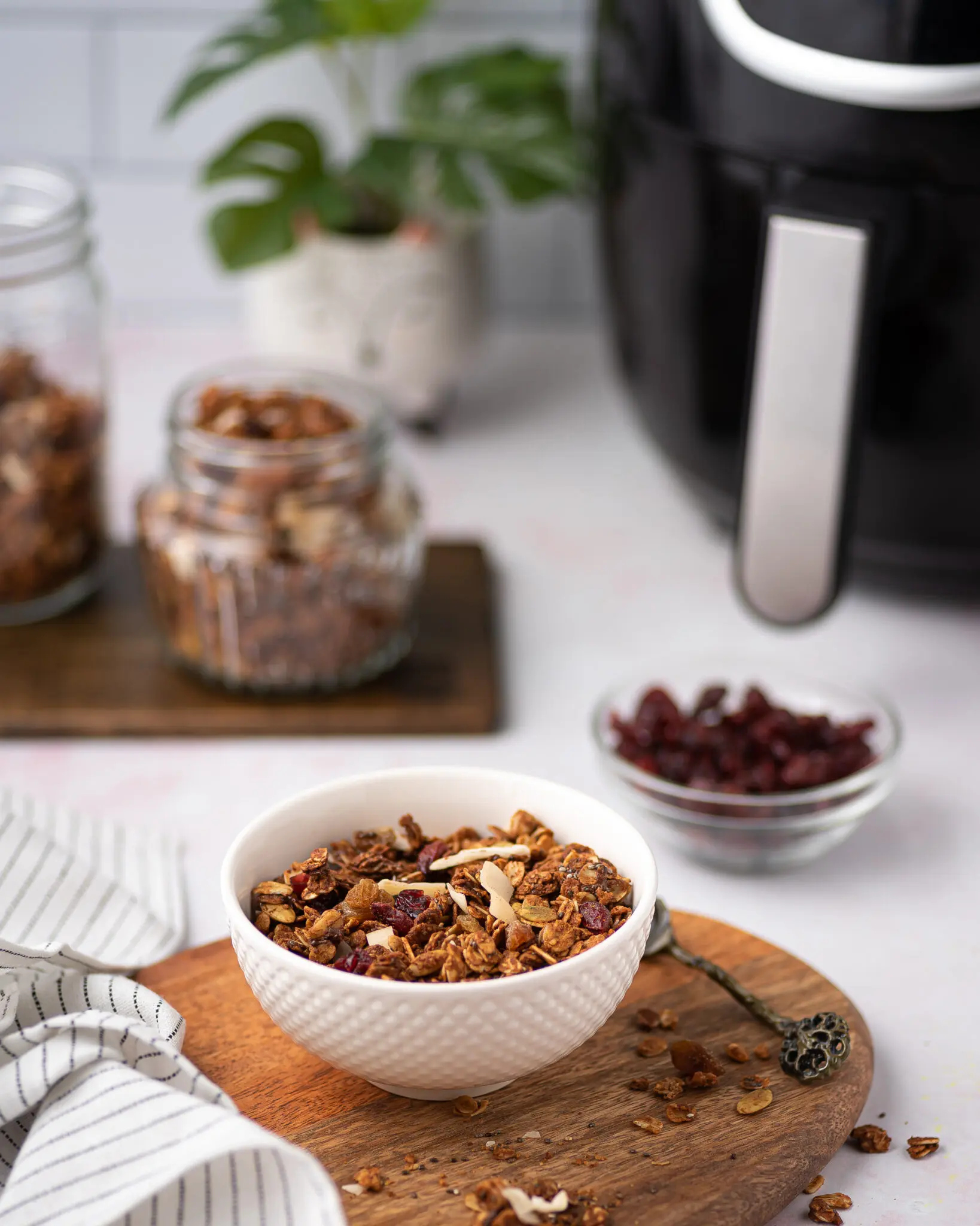 A bowl of homemade Air-Fryer granola