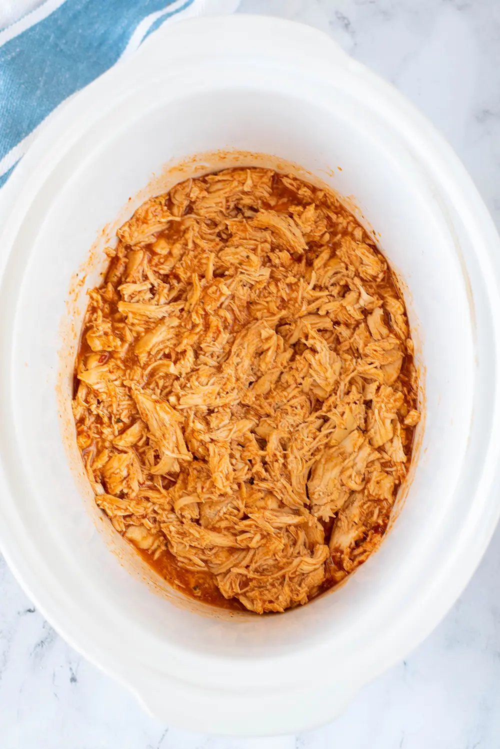 Shredded Buffalo Chicken for Sandwiches