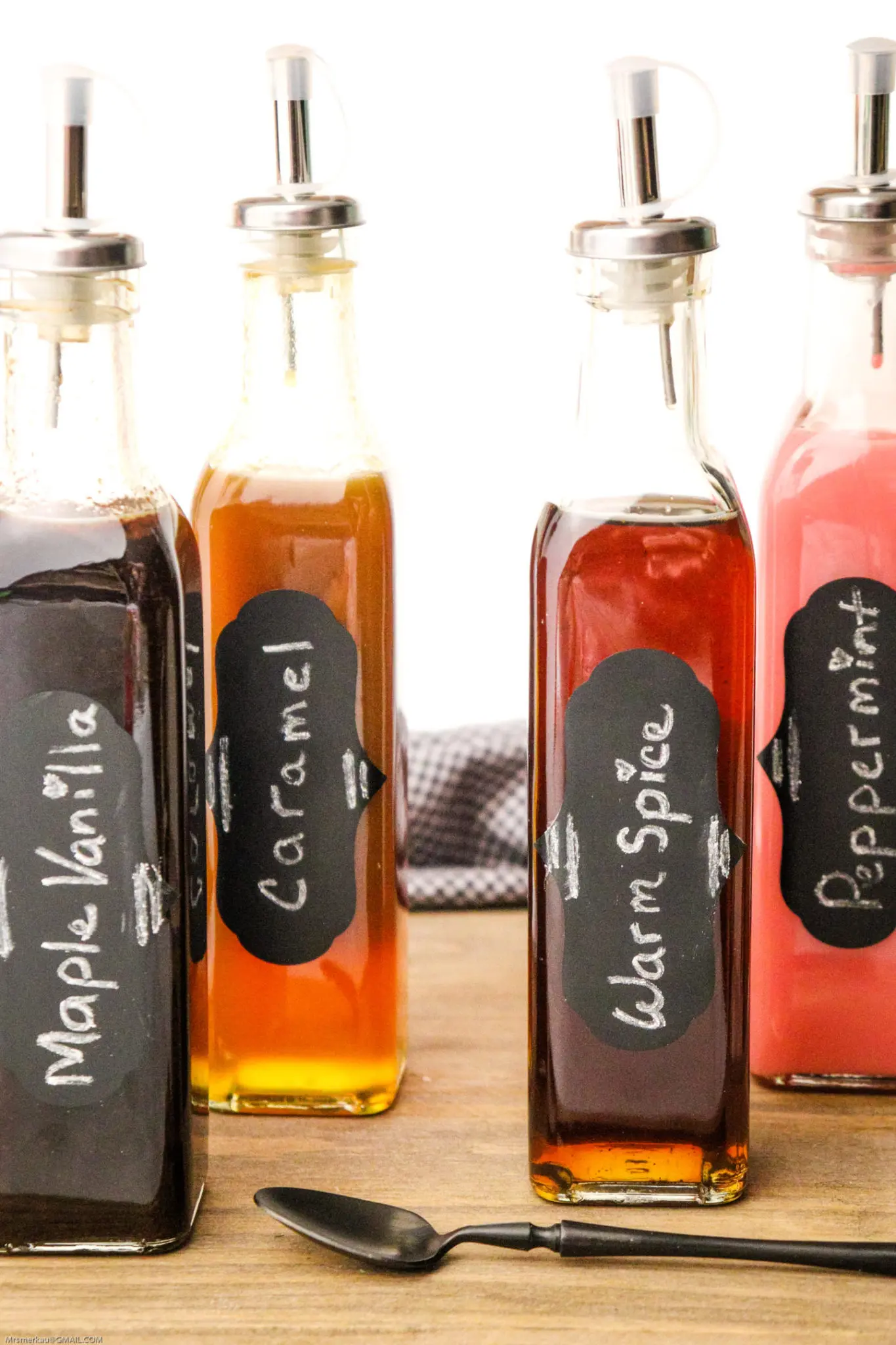 homemade coffee syrup recipe. multiple recipes.