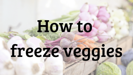 Janel Hutton from NellieBellie shows you how to freeze vegetables.